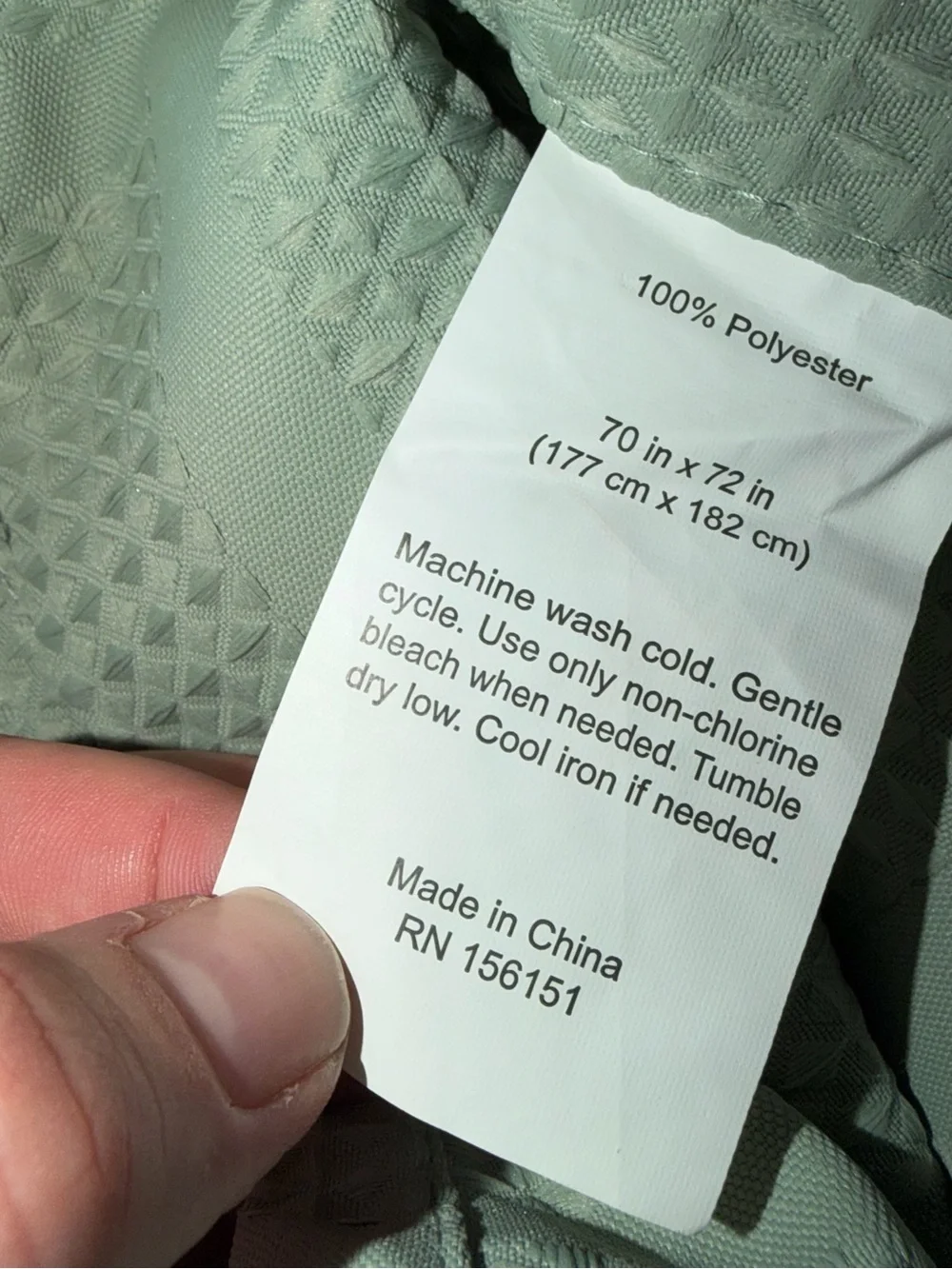 Not sure white fabric